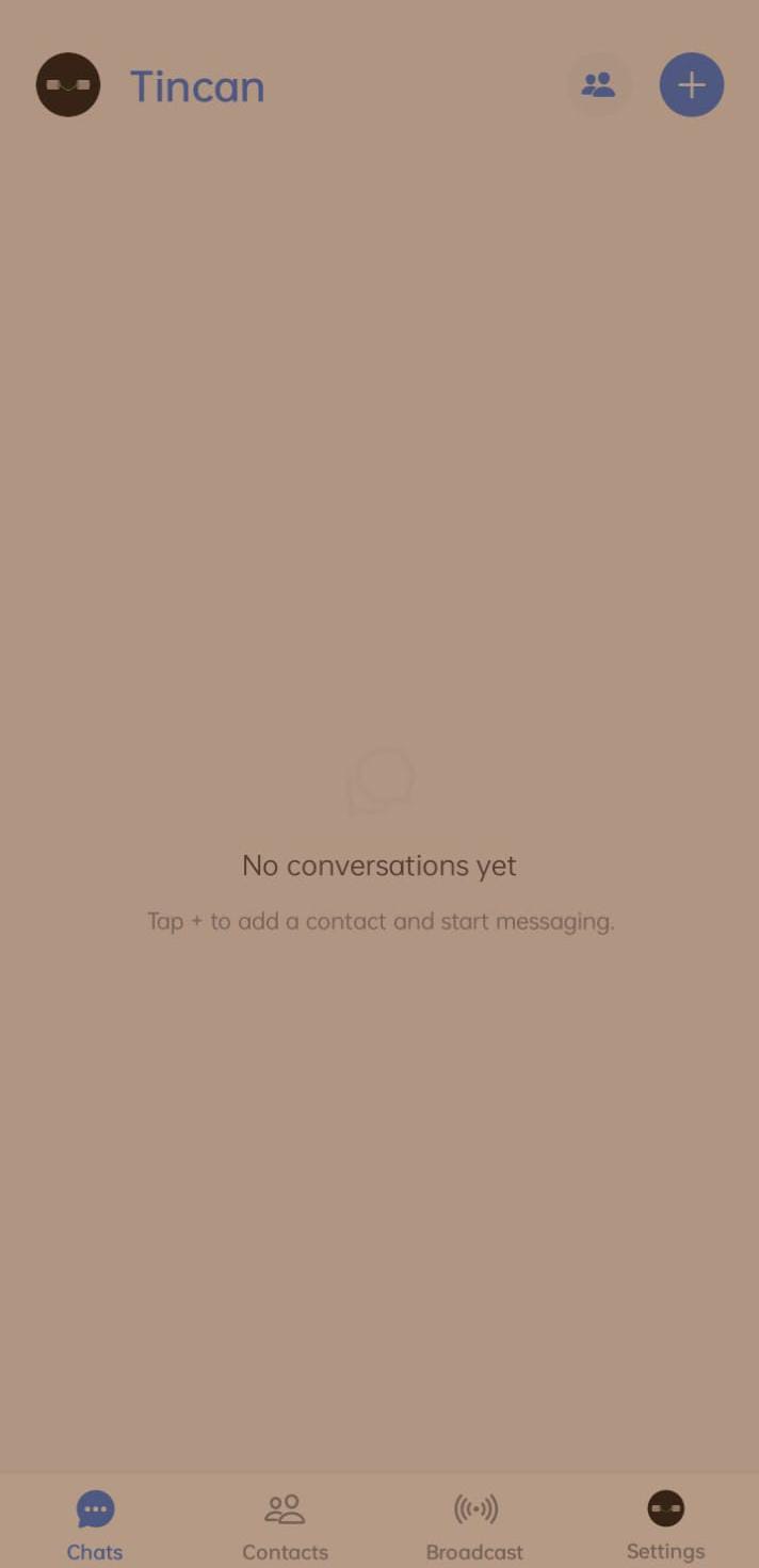 Tincan Chats — Encrypted P2P Messaging